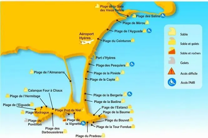 Familial - 7pers- Hyères-centre *