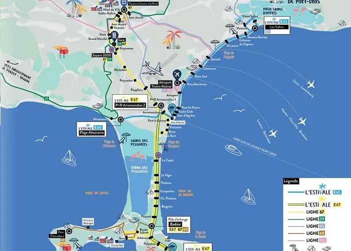 Familial - 7pers- Hyères-centre Appartamento *